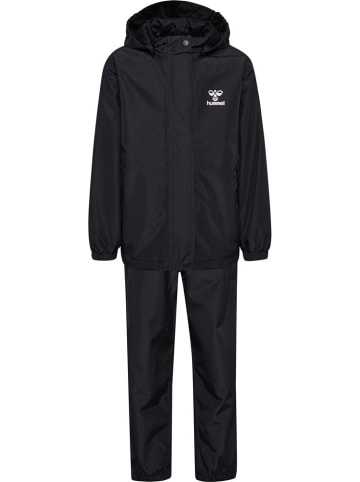 Hummel Kinder Regenjacke "Hmlnessie Rainsuit" in Schwarz