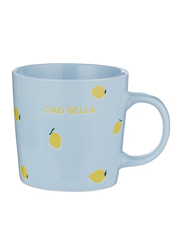 Butlers Tasse GOOD VIBES Ciao Bella in Hellblau