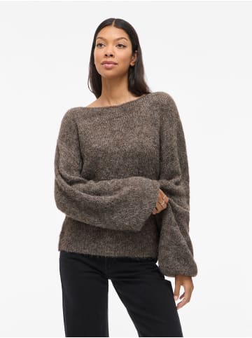 Vila Strickpullover in Falcon