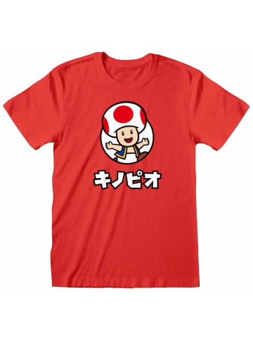 Super Mario T-Shirt "Toad T-Shirt" in Rot