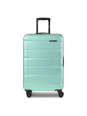 Franky Munich 4.0 4-Rollen Trolley M 66 cm mit Dehnfalte in mint shiny