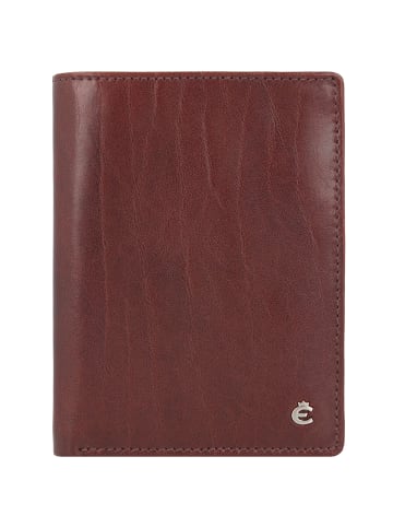 Esquire Toscana Passetui Geldbörse RFID Leder 10 cm in coffee