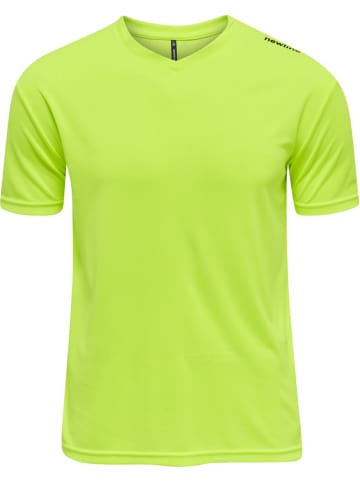 Newline Sportshirt "Base Cool Tee" in Gelb