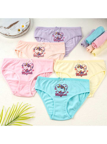 LOREZA 10er Set Slips - Unicorn - Bunt