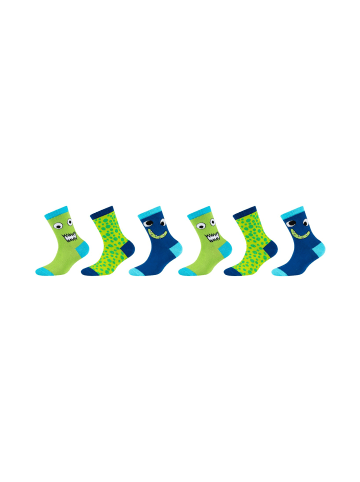 Skechers Socken 6er Pack casual in blau mix