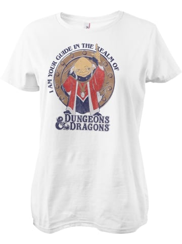 Dungeons And Dragons Shirt "Dungeons & Dragons - I'm Your Guide Girly Tee" in Weiß