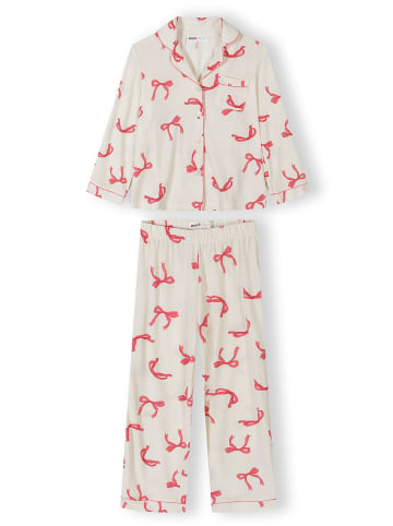 Minoti 2-tlg Pyjama 30PJ150 in weiß