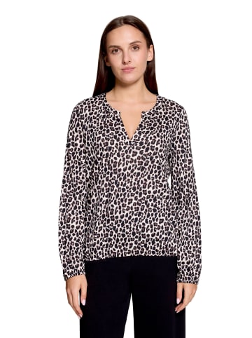 Betty Barclay Blusenshirt mit Bluseneinsatz in Beige/Braun