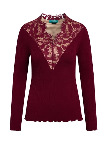 TOOCHE Langarmshirt "Scarlet Temptation" in bordeaux