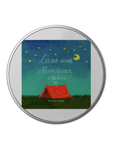 Mr. & Mrs. Panda Kaffeedose Flasche Abenteuer mit Spruch in Bunt
