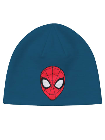 Spiderman Marvel Spiderman Beanie Mask Übergangsmütze Mütze in blau