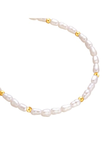 Eastside NY Armband aus Edelstahl mit Perle (synth.) in weiß