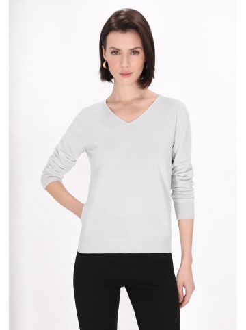 usha BLACK LABEL Women Sweater in light grey