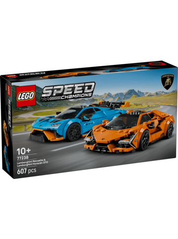 LEGO Lamborghini Revuelto und Huracán STO in Mehrfarbig ab 10 Jahre