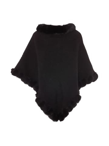 CHANI Poncho in Schwarz