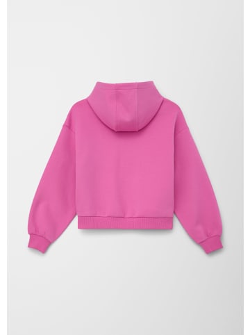 s.Oliver Sweatshirt Jacke langarm in Pink