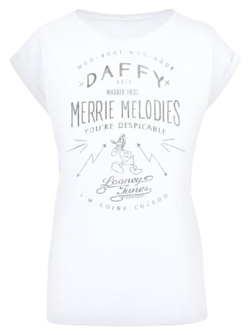 F4NT4STIC T-Shirt Looney Tunes Daffy Duck Vintage Merrie Melodies in weiß