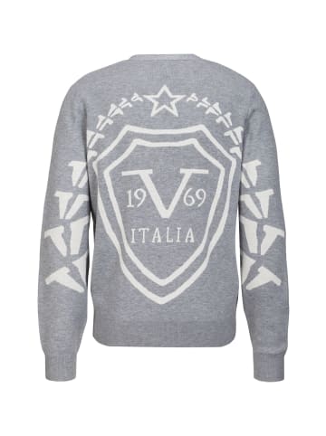 19V69 Italia by Versace Cardigan Cristiano in grau