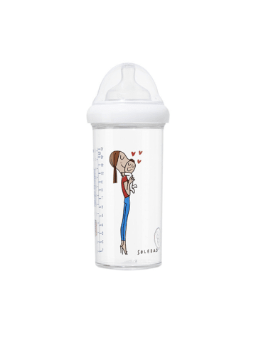 Le Biberon Babyflasche mit Anti-Kolik Sauger - Tritan Flasche für Baby & Kinder 360 ml 6M+
