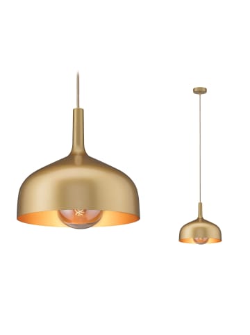 paulmann Pendelleuchte Embla II E27 Gold Metall, Metall