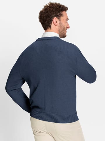 WITT WEIDEN Strickjacke in dunkelblau-marine-gemustert