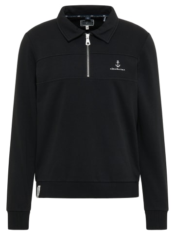 DreiMaster Maritim Sweatshirt in Schwarz