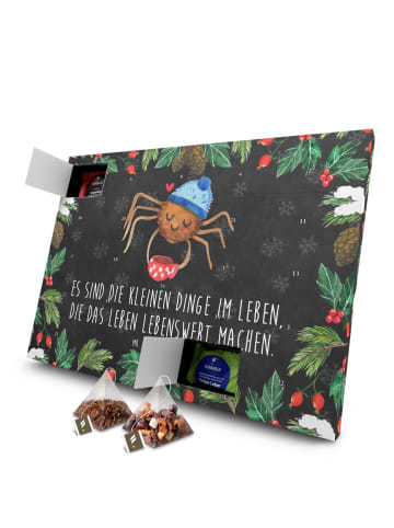 Mr. & Mrs. Panda Adventskalender Spinne Agathe Kaffee mit Spruch in Kreidetafel