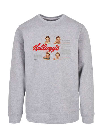 F4NT4STIC Sweatshirt Kellogg's Corn Flakes Cereal Box Children Retro in grau meliert