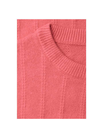 Street One Pullover in striking coral mel.