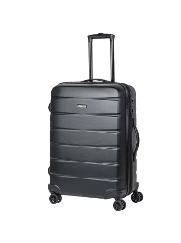 Pack Easy Peru 4 Rollen Trolley M 67 cm in schwarz