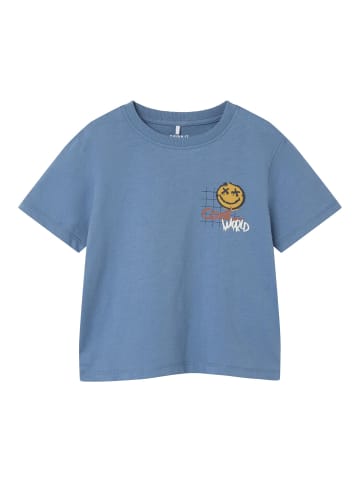 name it T-Shirt mit Print "Cool World" in Blau