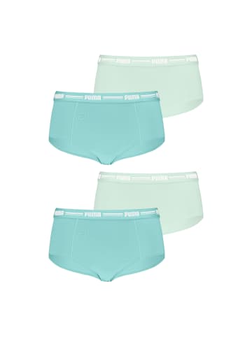 Puma 4er Pack Mini Shorts in Mint