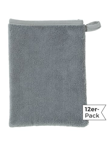 Erwin Müller Frottier Abschminkhandschuh 12er-Pack in grau