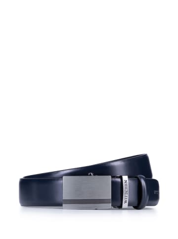Wittchen Leather belt in Dark blue