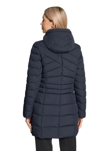 Gil Bret Steppmantel mit abnehmbarer Kapuze in Dunkelblau