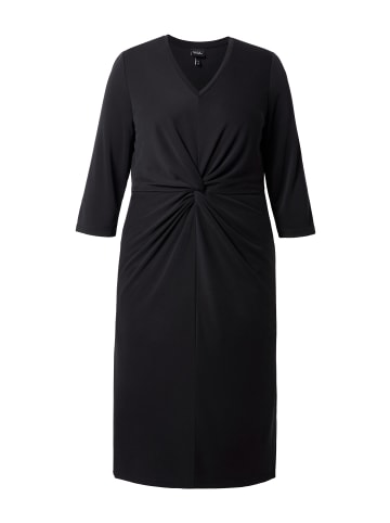 Ulla Popken Jerseykleid in schwarz