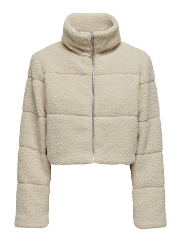 ONLY Teddyfell Jacke in Pumice Stone