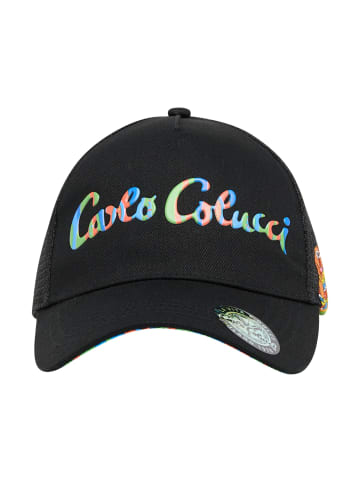 Carlo Colucci Trucker Cap Dehmani in Schwarz