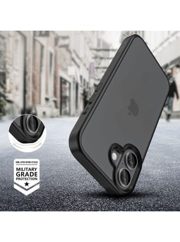TechProtect Tech-Protect MagMat Hülle Kompatibel mit iPhone 17 Mattschwarz in Mattschwarz