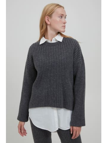 b.young Strickpullover in grau