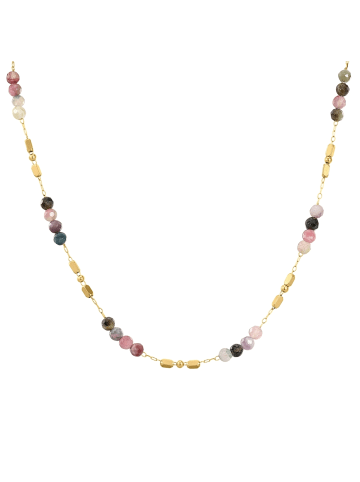 Eastside NY Kette aus Edelstahl mit Turmalin in gelbgold