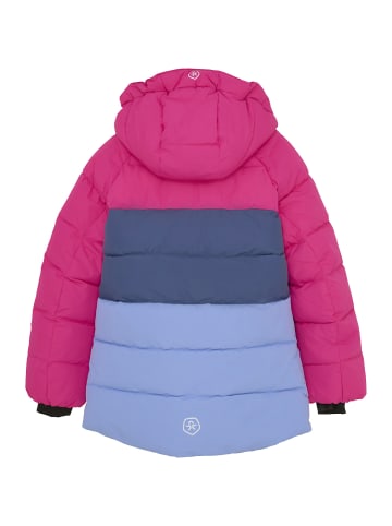 Color Kids SKI JACKET COLORBLOCK QUILT in Pink