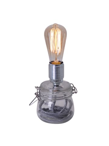 näve LED Tischleuchte "Max" in klar/transparent - (L)11 cm x (B)11 cm x (H)20 cm