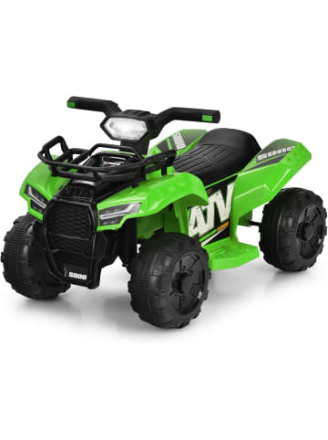 COSTWAY 6V Elektro Mini Quad mit Stauraum in Grün