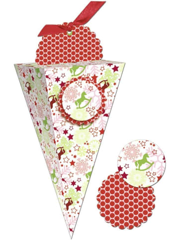 Buntpapierfabrik Ludwig Bähr Geschenkbox Chiara 7,5x20x7,5cm Packung mit 5 Stück Motiv: 17