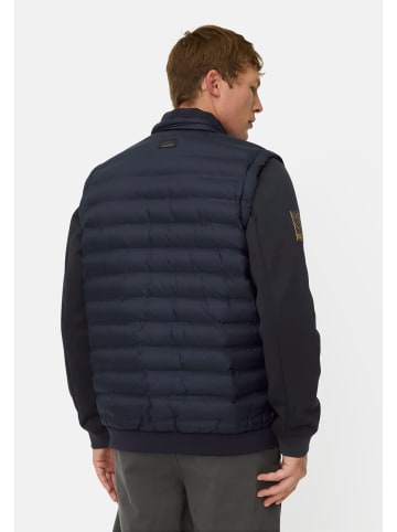 Camel Active Hybridjacke mit abnehmbaren Ärmeln in Navy