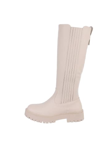 Ital-Design Stiefel in Beige