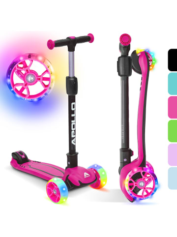 Apollo LED Kinderscooter " Kids pro 4 " in pink