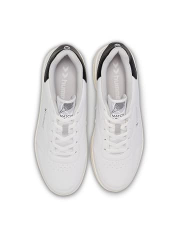 Hummel Schnürsenkel Sneaker Match Point Erwachsene in WHITE/BLACK