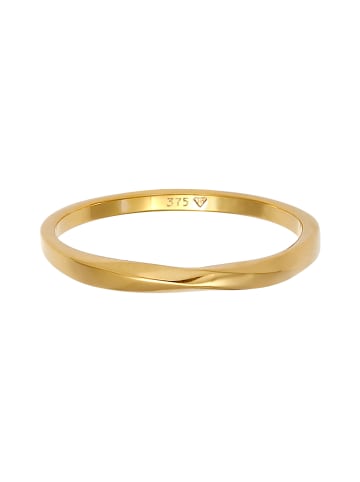 Elli Ring 375 Gelbgold Twisted in Gold